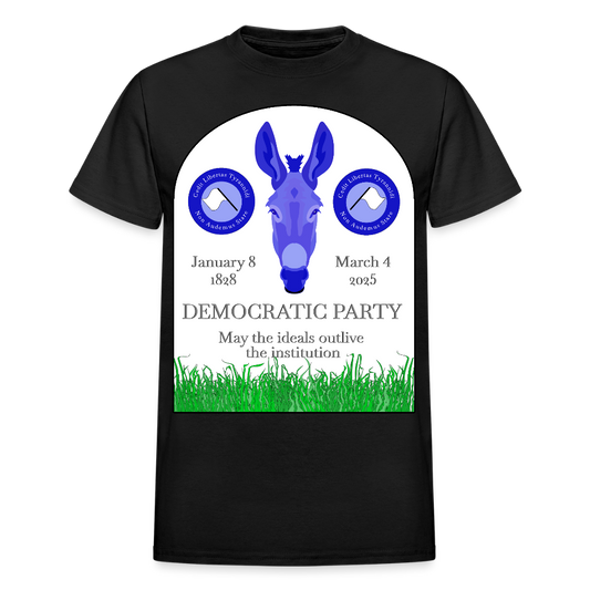 Democratic Party RIP - Future of the Democratic Party - Adult T-Shirt - black